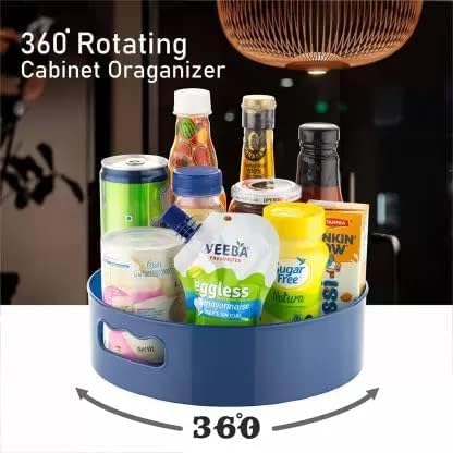 360° Rotating Organizer Tray – Multi-Purpose Kitchen & Home Storage Stand